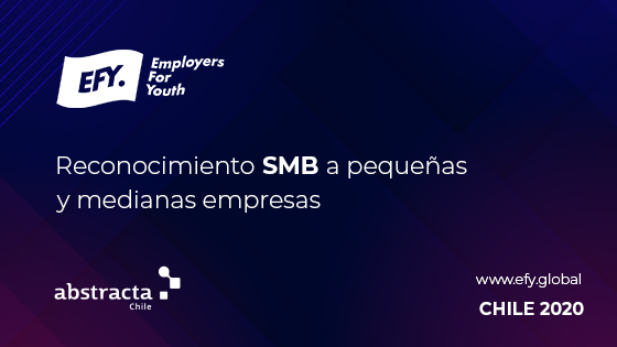 Abstracta Chile recibe reconocomiento SMB como una de las mejores empresas para Jóvenes Profesionales en 2020, por Employers for Youth de FirstJob
