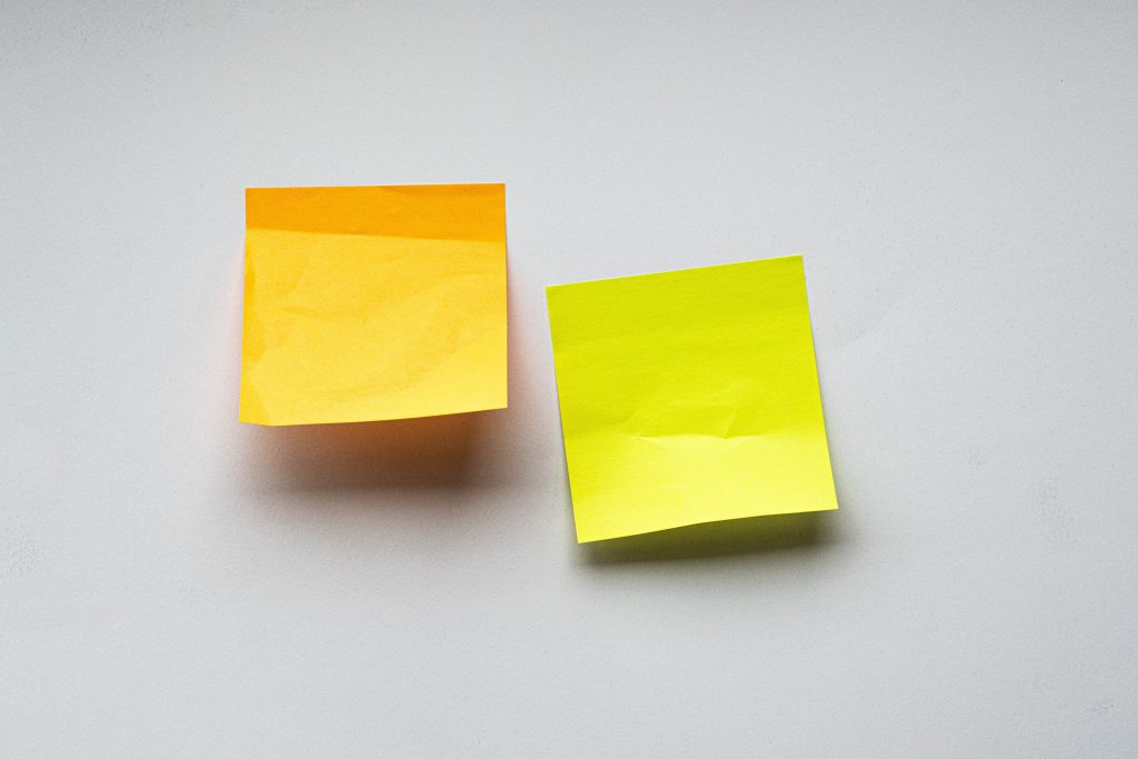 sticky notes picture