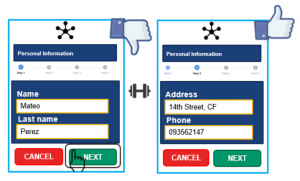 accessible mobile UI design example 5