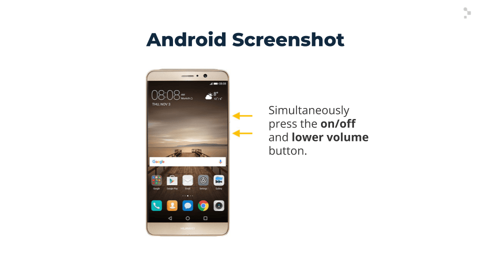 diagram of Android screenshot