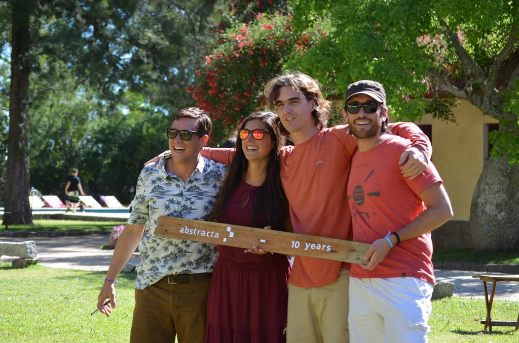 Photo of Fabian, Sofia, Matias, and Federico