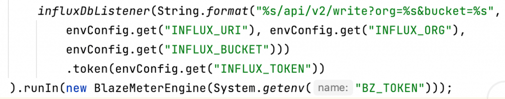  Running with BlazeMeter engine 