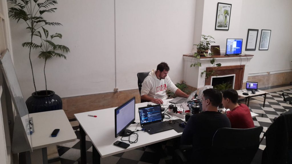 People working at the Salto Office