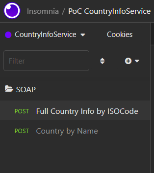 PoC CountryInfoService